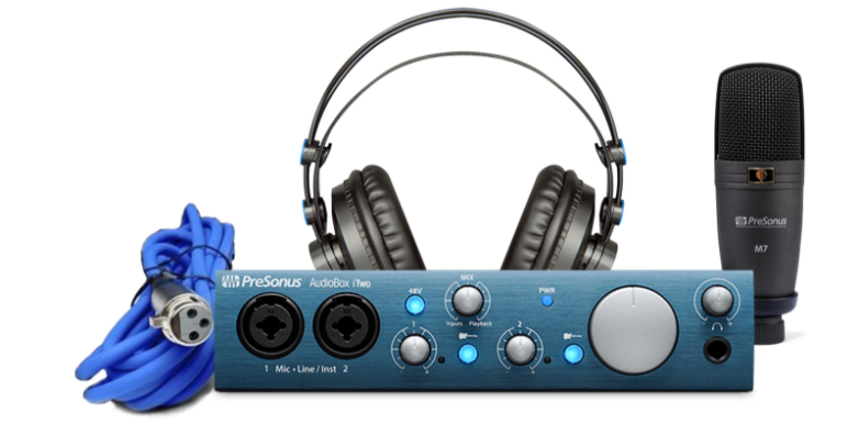 Amp mic headphones